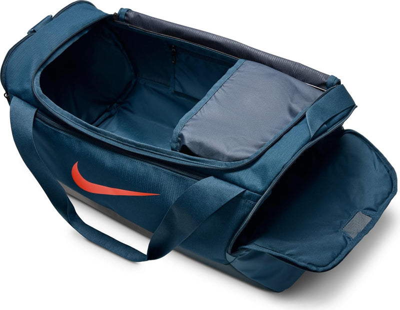 NIKE BRSLA S - 9.5 (41L) DUFFEL BAGS for UNISEX OneSize MAGICEMBERBLACK(WHITE)
