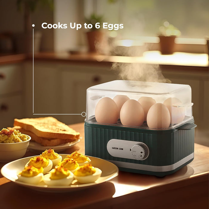 Green Lion Smart Egg Cooker - Green