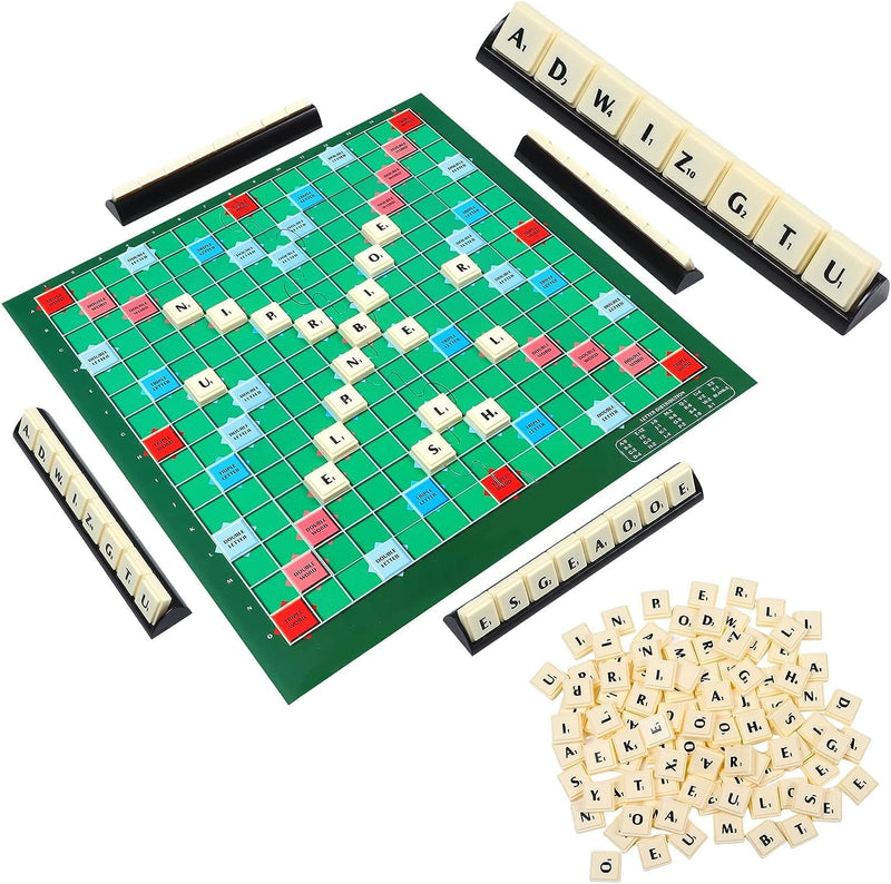 NALACAL Letter Game Table, Letter Matching Word Board Spelling Classic, Letter Matching Word Spelling Original Travel for Kids Adults Vocabulary Challenge Time Fidget Toy, Kids Spelling Letter Words