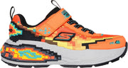 MEGA-CRAFT 4K boys Shoes - ORANGE BLACK