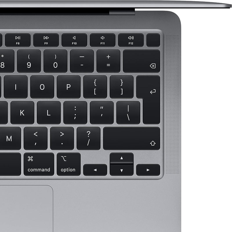 Apple 2020 MacBook Air Laptop: Apple M1 Chip, 13â€ Retina Display, 8GB RAM, 256GB SSD Storage, Backlit Keyboard, FaceTime HD Camera, Touch ID. Works with iPhone/iPad; Space Gray ; Arabic/English