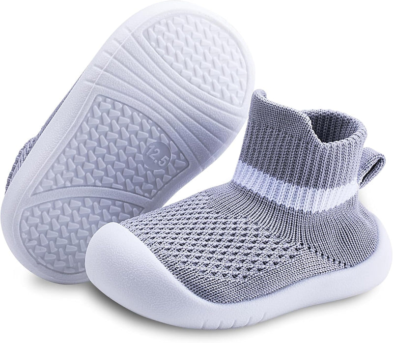 Baby Toddler Non-Skid Sock Shoes Indoor Slipper Breathable Cotton Mesh Lightweight Sole Infant Boy Girls Kids Children