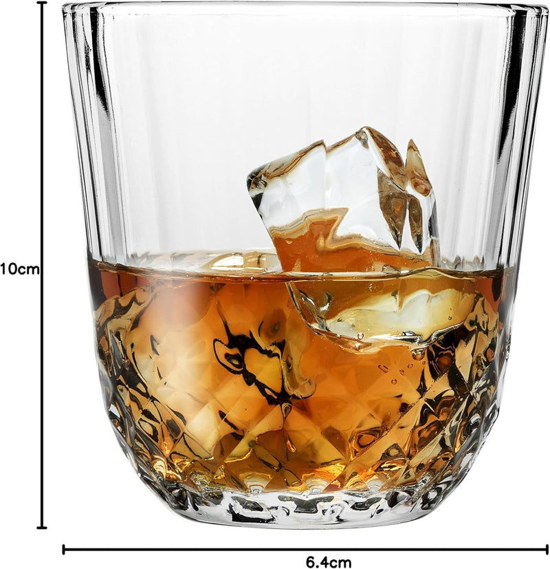 PAŞABAHÇE 1080049 Diony Glass Tumbler 6-Pieces Set, 320 cc Capacity, Clear