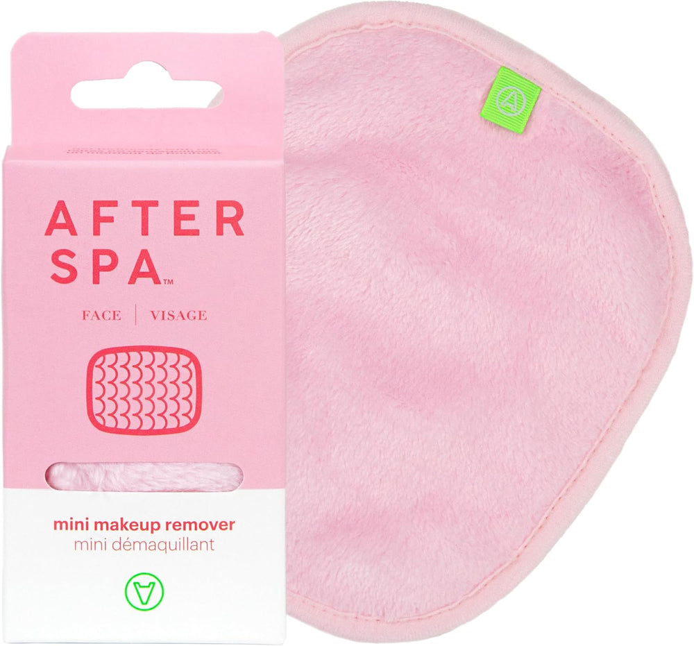 AfterSpa, Magic Make Up Remover Reusable Cloth - Mini, Pink, 1 Cloth