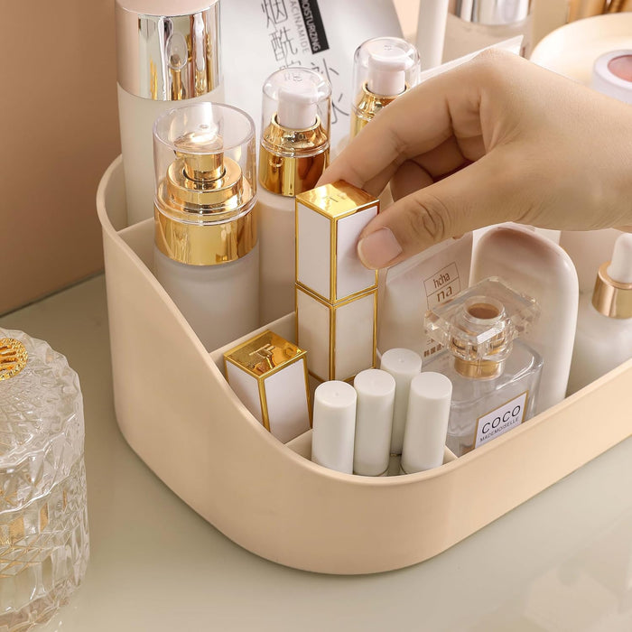 ALOXE Makeup Organizer | Makeup Box For Storage | Make Up, Cosmetic, Skincare Organiser For Women | Elegant Makeup Vanity With Transparent Drawer (Green)