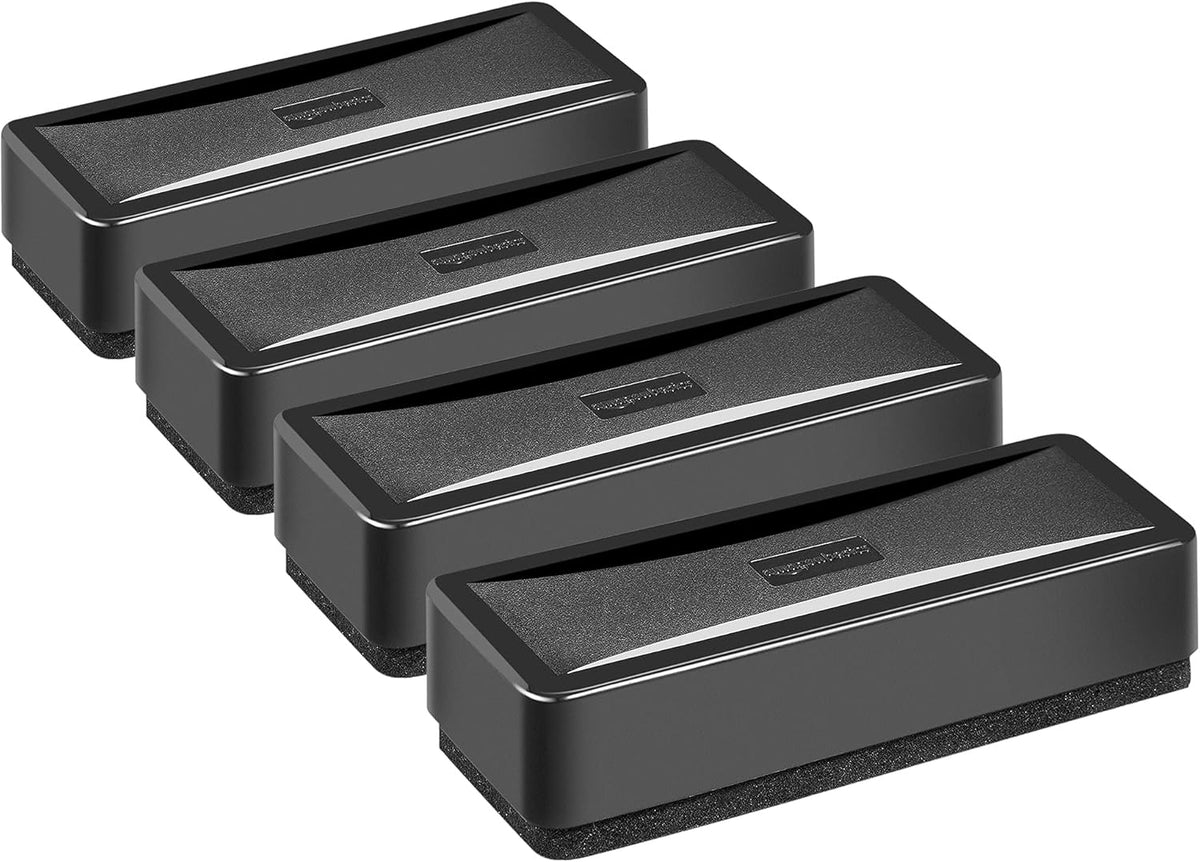 Sponsored Ad Amazon Basics White Board Eraser, Dry Erase Whiteboard Erasers for Office, Home and Classroom, Black, 4-Pack – image 2