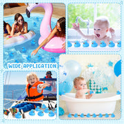 Hungdao 24 Pieces 2 Inch Mini Rubber Duck Bath Toys Squeaky Rubber Ducks Float Bathtub Ducks for Baby Shower Birthday Party Favors Classroom Carnival Prizes Car Decor Supplies (Blue)