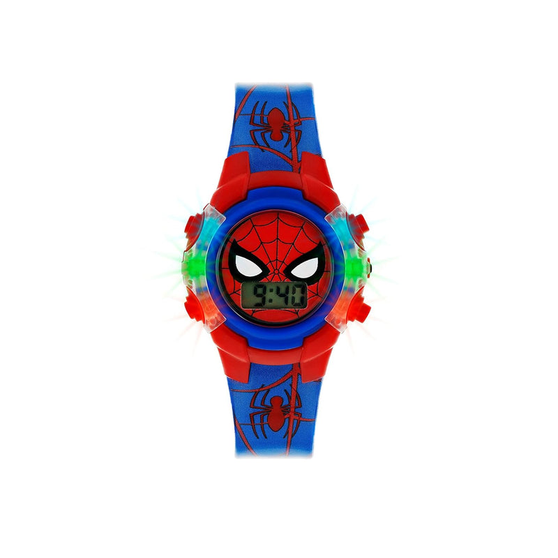 Spiderman Boys Digital Watch with PU Strap SPD4504
