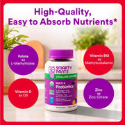 Organic Toddler Multivitamin, Daily Gummy Vitamins: Probiotics, Vitamin C, D3, Zinc, & B12 for Immune Support, Energy & Digestive Health, Fruit Flavor, 60 Gummies, 30 Day Supply