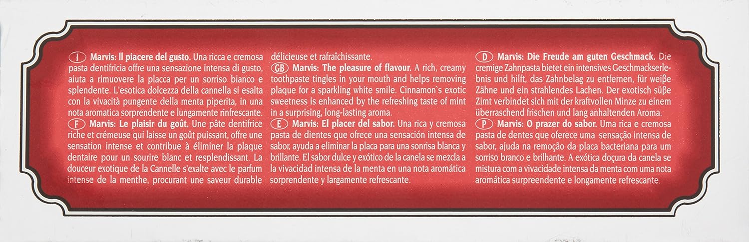 Marvis Whitening Mint Toothpaste With Xylitol 85ml/4.4oz