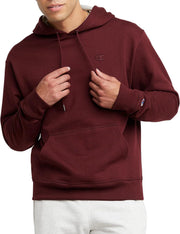mens Hoodie, Powerblend, Fleece Striped Sweatshirt for Men (Reg. Or Big & Tall) Hooded Sweatshirt - Maroon C Logo