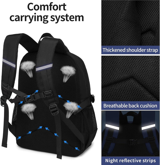 Yoawllty School Bag for Boys, Space Backpack for Boys Kids Elementary School Bags Middle Primary School Book Bag Lightweight School Bag for Students