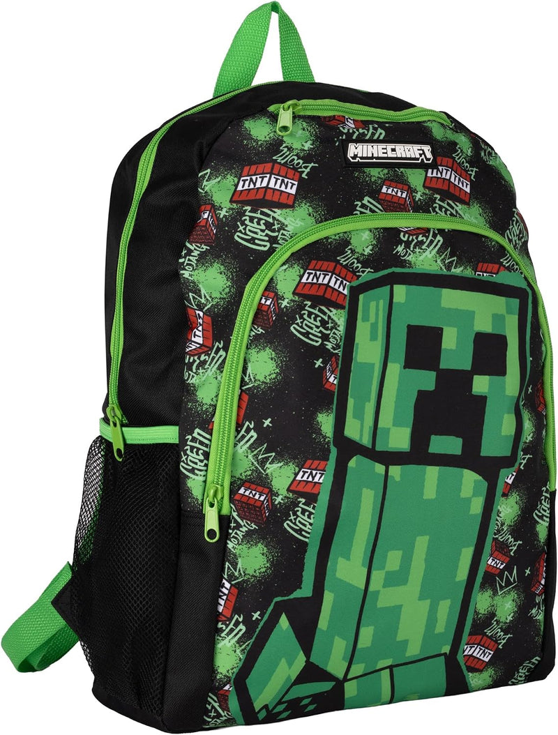 TNT Children's Gamer Green School Backpack