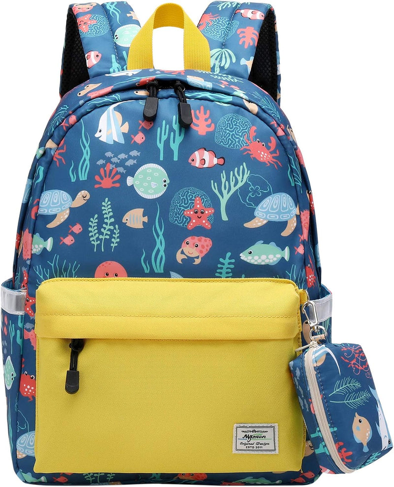 unisex-child Preschool Backpack, Little Kid Backpacks for Boys and Girls With Chest Strap Luggage- Kids Luggage - Yellow