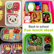 40 Pcs Silicone Lunch Box Dividers, Bento Bundle Dividers For Kids Accessories(Mixed Colors)