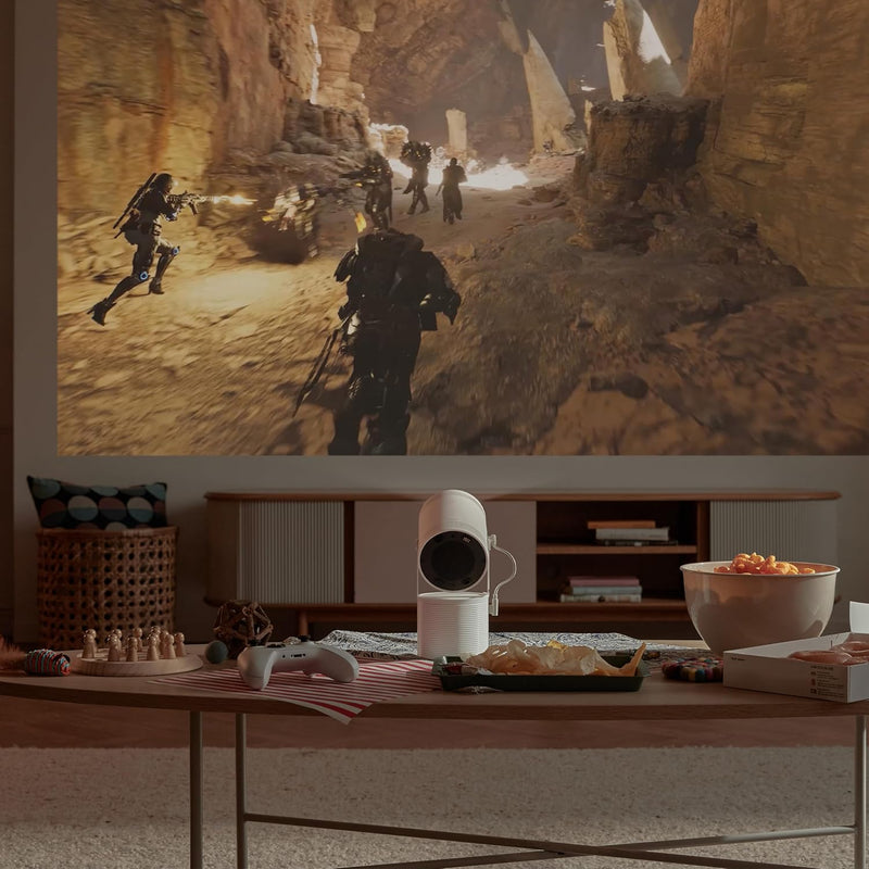 Samsung 30-100 Inch Samsung, LSP3C, Full HD, All Round Design, Instant Setup, Premium 360 Sound, Smart Experience, The Freestyle 2nd Gen Projector, SP-LFF3CLAXXZN (2023 - UAE Version)