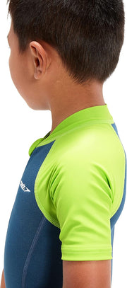 kids Essential Wetsuit Swimsuit (pack of 1) - 6-9 Months Harmony Blue/Green Lizard