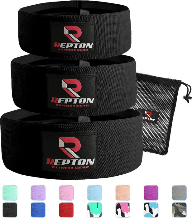 3 Sets Resistance Bands | Glutes, Hips and Legs Exercise Band | Ideal for Home Gym Fitness, Yoga, Pilates & Workout | Women and Men Non-Slip Booty Band | Physio Resistant Loop