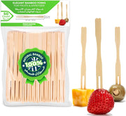 PESCADOR Fruit, Food Picks, Cocktail Pick for Party (Short Fork, 50 Count)