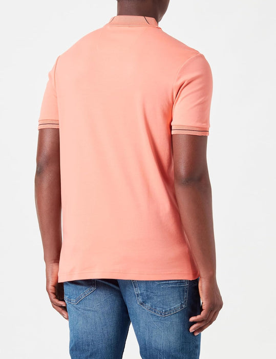 BOSS Men's Paule 1 Slim-Fit Interlock Cotton Polo Shirt with Mesh Logo