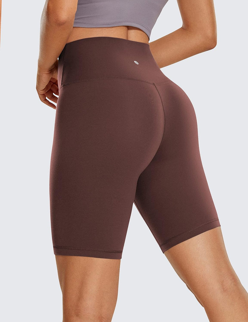 CRZ YOGA Womens Butterluxe Biker Shorts 8 "- High Waisted Workout Running Volleyball Spandex Yoga Shorts