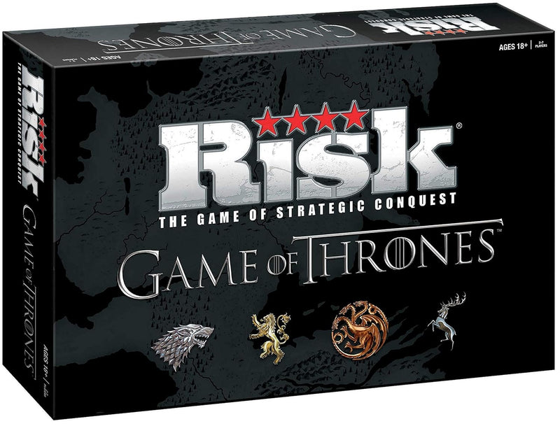USAOPOLY Risk Game of Thrones Strategy Board Game | The for Game of Thrones Fans | Official Game of Thrones Merchandise | Based on The TV Show on HBO Game of Thrones | Themed Risk Game