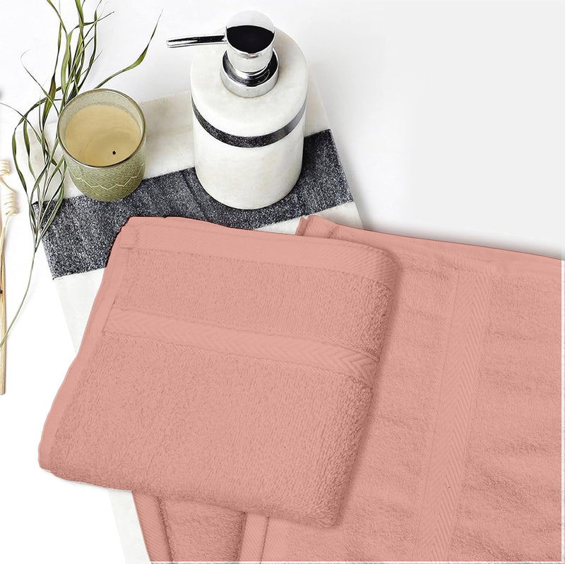 Hotel Linen Klub 4-Piece Hand Towel Set - Premium Cotton Terry, Luxurious Ringspun, 480 GSM Highly Absorbent and Quick Dry for Spa-Like Comfort, Size: 40 x 70 cm, Gray