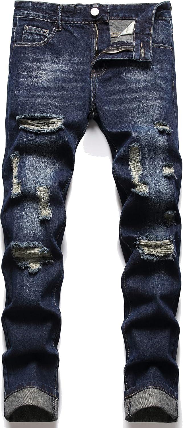 Men's Ripped Regular Fit Jeans – image 7