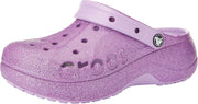 Baya Platform Clog womens Clog - Glitter Orchid