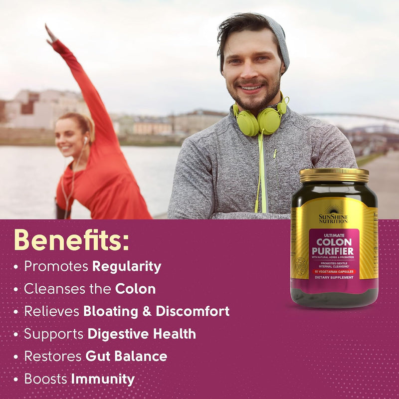 Ultimate Colon Purifier, 60 Veg Capsules - Digestive Health Supplement, Gut Balance Support