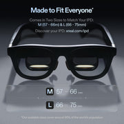 XREAL One Pro AR Glasses with X1 Chip, 3 DoF, 171" 57FOV 120Hz, BOSE Audio, Sony OLED, 3 Mode Dimming, Compatible with PS5, Nintendo Switch 2, iPhone 16/15, Steam Deck, PC, Android & iOS - M Size