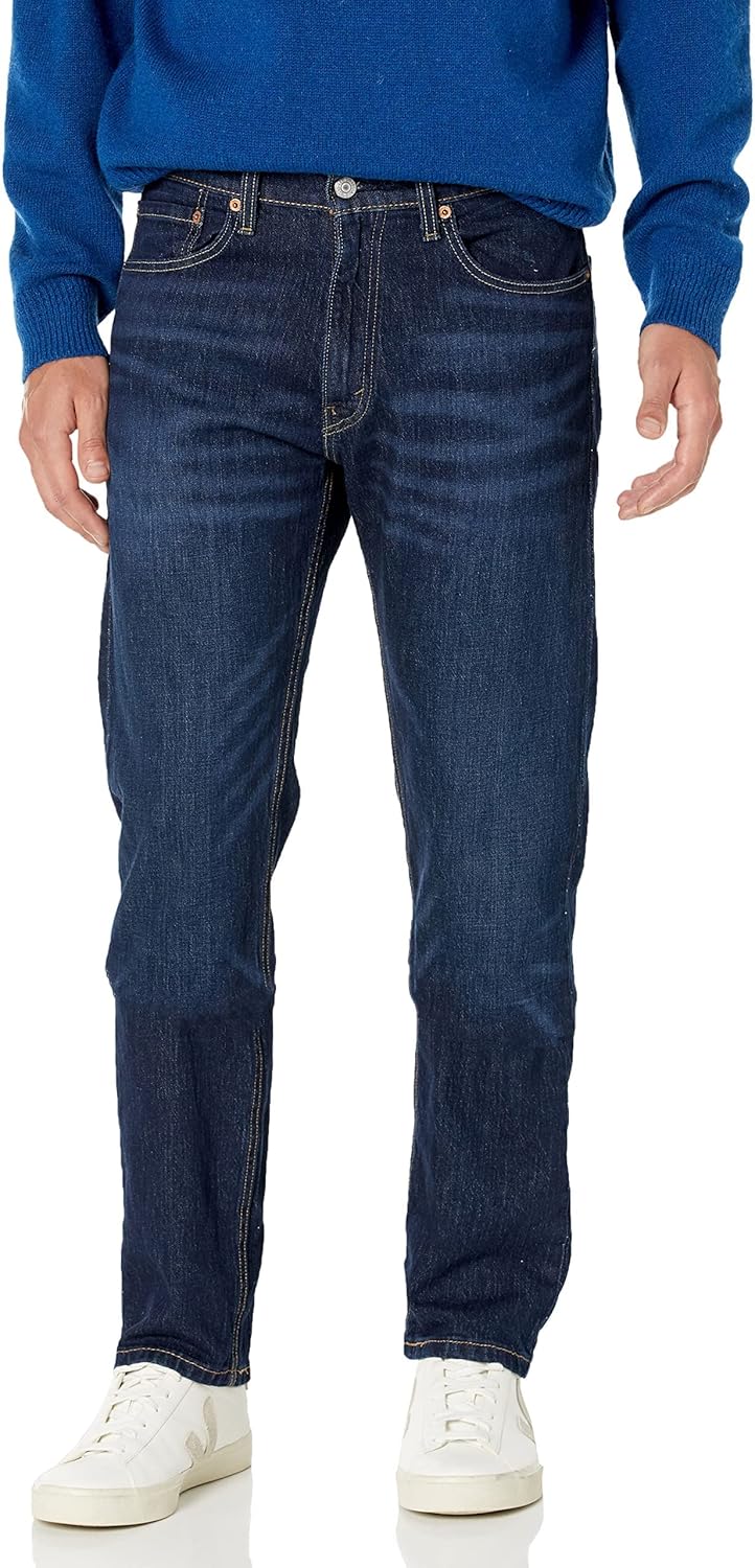 mens 505 Regular Fit Jeans (Also Available in Big & Tall) Jeans - Nail Loop Knot - Dark Indigo