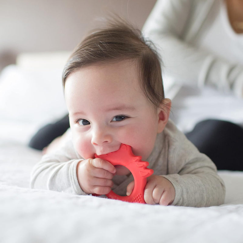 Dr. Brown's Ridgees Giraffe, Massaging Baby Teether, Designed by a Pediatric Dentist, BPA Free, 3m+