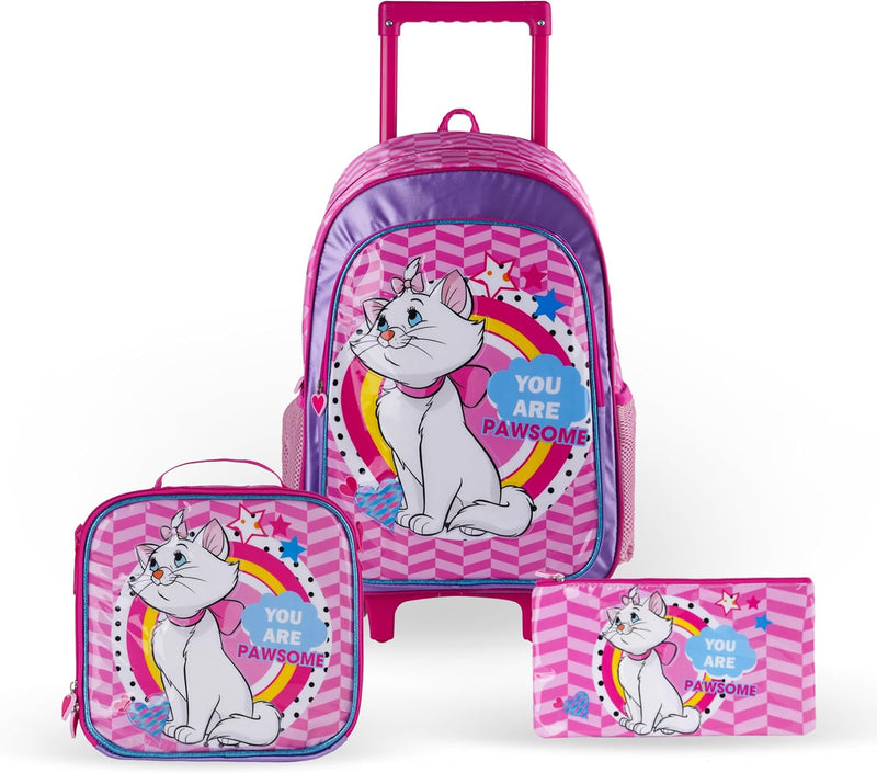 TruCare Disney Marie You are pawsome 3in1 Trolley Box set 18" - 33 cm x 18 cm x 51.5 cm Multicolor