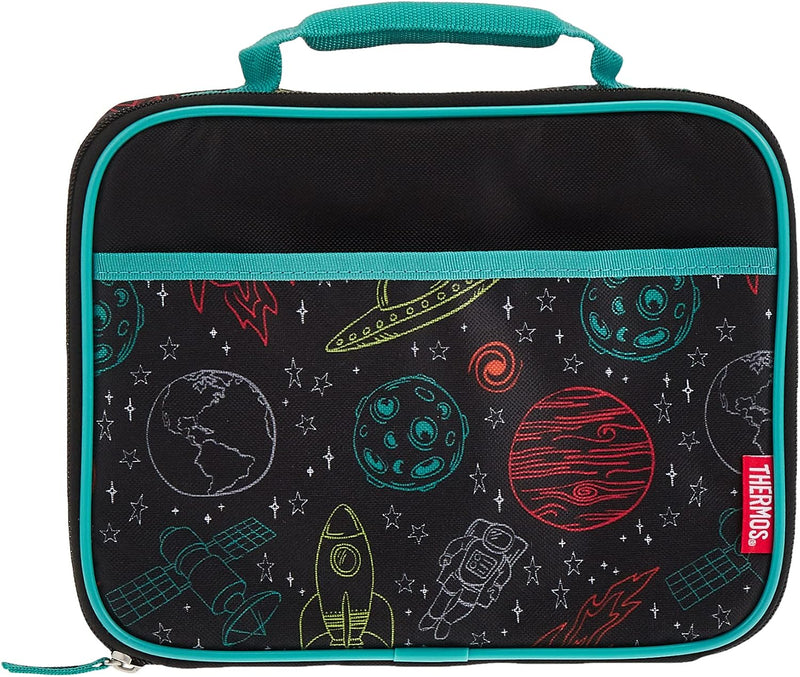 Standard School Kids Lunch Kit With LDPE Liner - Space 100% Pvc Free With Peva Linings Quality Closed Cell Foam Insulation Flex A Guard Molded Liner For Better Hygiene 3 Years+