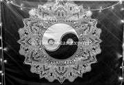 Trade Star Mandala bedsheet Indian Bedsheet Large Table Cloth Picnic Mat Bohemian Wall Hanging Bedcover Long Bedspread Vertical Wall Hanging Wall Background Sheet Wall Tapestry (Pattern 17)
