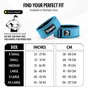 DMoose Fitness Weight Lifting Belt - Auto Locking 4" Nylon Gym Belt with Adjustable Buckle - Provides Lumbar Support & Stability for Olympic Training, WOD & Cross Training for Men & Women