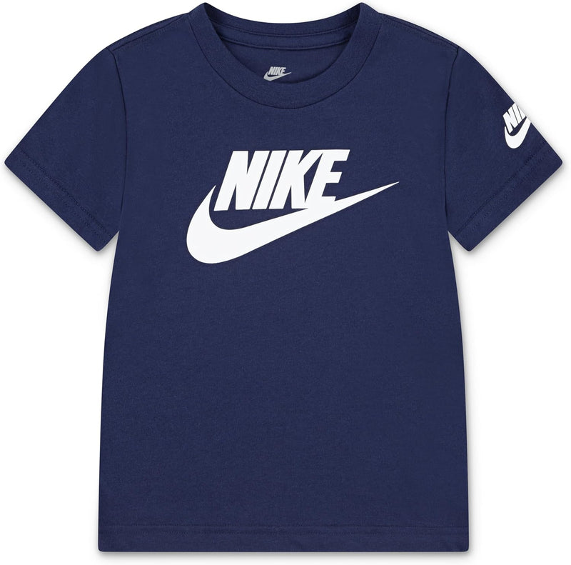 Unisex Kids Futura Evergreen TEES AND T-SHIRTS (pack of 1) - MIDNIGHT NAVY / WHITE