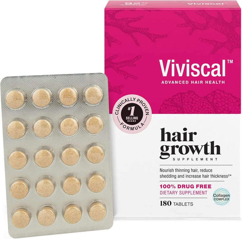 Hair growth supplement for women, 60 Count, 1 Month Supply - 3 Month Supply