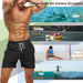 Sun Ora Men's Swim Trunks Quick Dry Swimming Shorts,Mesh Layer Swim Suit Plain Beach Board Shorts with Mesh Pockets