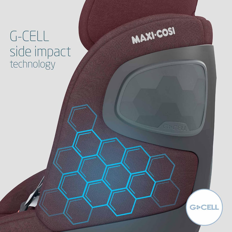 Maxi-Cosi Pearl 360 i-Size Infant Car Seat, 360 Swivel Car Seat, G-CELL Side Impact Protection, One-Hand Rotation, ClimaFlow, 0-4 Years, Authentic Red, 2 Year Warranty