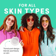 Dots for Spots Acne Patches - Pack Translucent Hydrocolloid Pimple Patch Spot Treatment Stickers for Face and Body - Fast-Acting, Vegan & Cruelty Free Skin Care, 60 Count (Pack of 1)