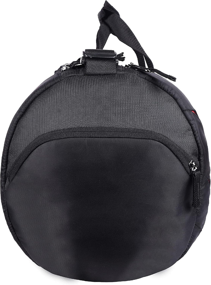 Magnum 38L Large Water Resistant Travel Duffle Bag/Gym Bag/Sports Duffle for Men/Women - Black Red