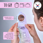 Kocostar Heart Shape Face Spot Patch With Attached Mirror Targeted Treatment For Blemishes Convenient Application 3Pouch/12 Spot Patches
