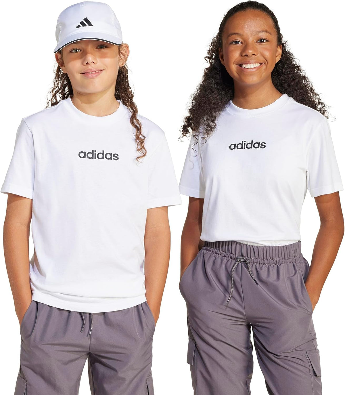 J LIN TEE 160 unisex-child WHITE/BLACK 11-12Y – image 4