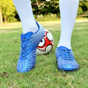 Football Boots Kids,FG/AG Soccer Athletics Training Shoes Men's Women's,Spikes Cleats Football Athletic Sneakers Boys Girls,Competition Trainers Fitness For Adult Youth,30-45 Size