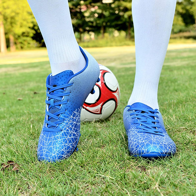 Football Boots Kids,FG/AG Soccer Athletics Training Shoes Men's Women's,Spikes Cleats Football Athletic Sneakers Boys Girls,Competition Trainers Fitness For Adult Youth,30-45 Size