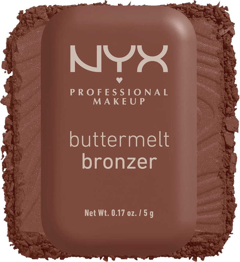 Buttermelt Bronzer, Powder Bronzer, 12 HR Wear, Fade Resistant & Transfer Resistant, Buildable, Vegan, Shade - All Butta'd Up, 1 Count - Do Butta