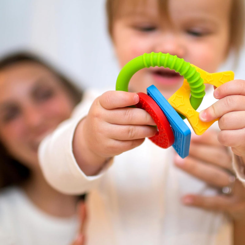 Dr. Brown's Ridgees Giraffe, Massaging Baby Teether, Designed by a Pediatric Dentist, BPA Free, 3m+