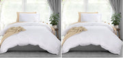 Utopia Bedding Duvet Cover Twin Size Set - 1 Duvet Cover with 1 Pillow Sham - 2 Pieces Comforter Cover with Zipper Closure - Ultra Soft Brushed Microfiber, 68 X 90 Inches (Twin/Twin XL, White) - Twin/Twin XL (Pack of 2) White